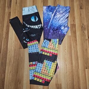 Set of 3 pairs of Lotus Leggings Size Med